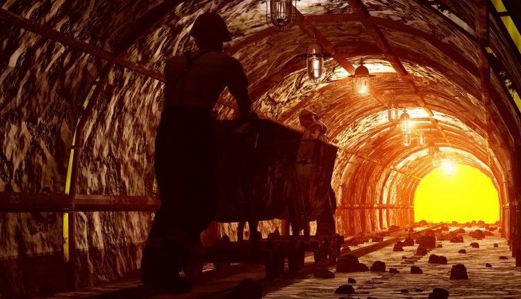 The mine.