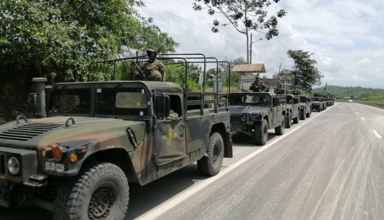 FUERZAS ARMADAS REFUERZAN CONTROLES EN FRONTERA SUR