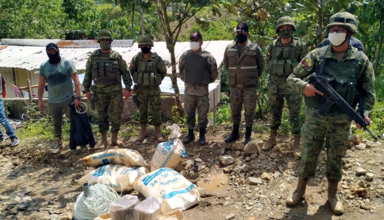 DECOMISAN MATERIAL EXPLOSIVO QUE SE USABA PARA MINERÍA ILEGAL