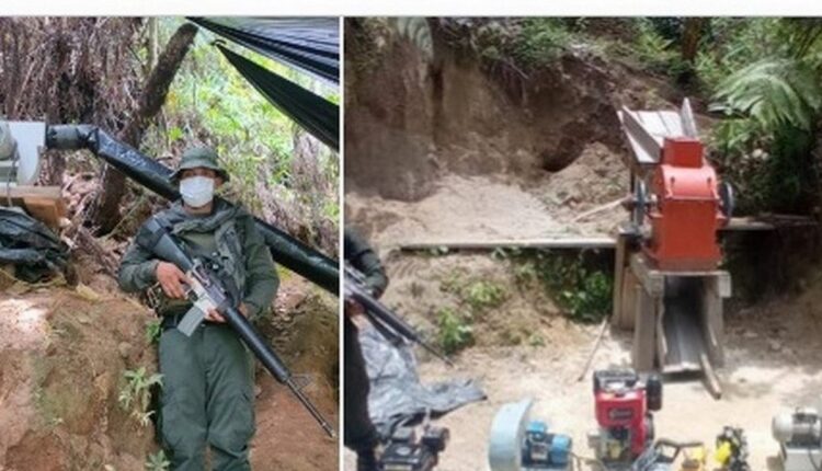 En San Roque, Antioquia, incautaron y destruyeron elementos con los que estaban haciendo minería ilegal