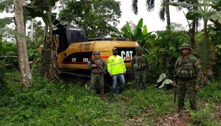 LOCALIZAN A MINEROS ILEGALES EXTRAYENDO MATERIAL AURÍFERO EN PUERTO NAPO