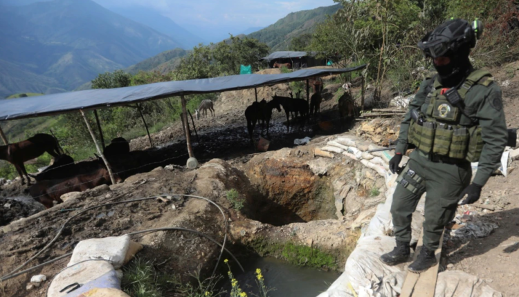 La minería ilegal en Colombia perjudica a la minera de oro china