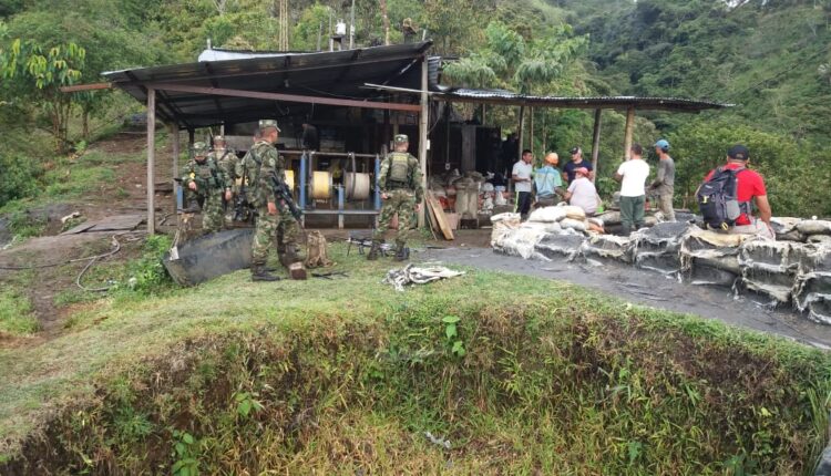 Explotación ilícita de oro de filón en zona rural de Samaná generó afectaciones al medio ambiente