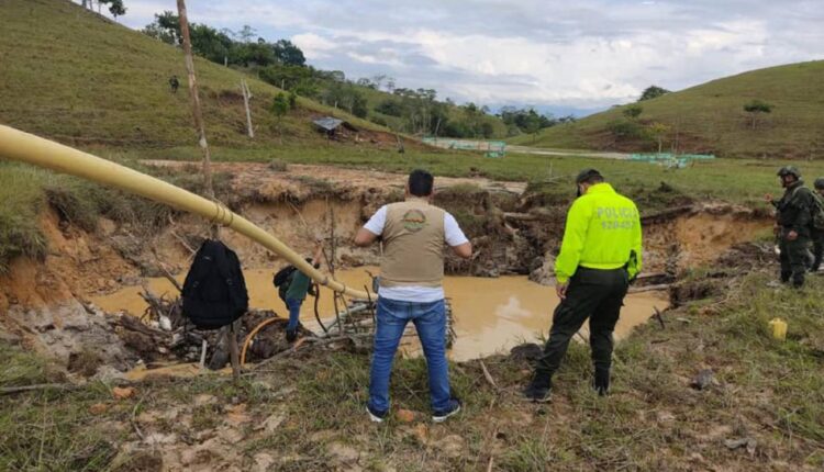 Golpe a la minería ilegal en zona rural de Curillo