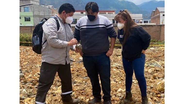 Entes de control realizan inspección de minerales incautados en Imbabura