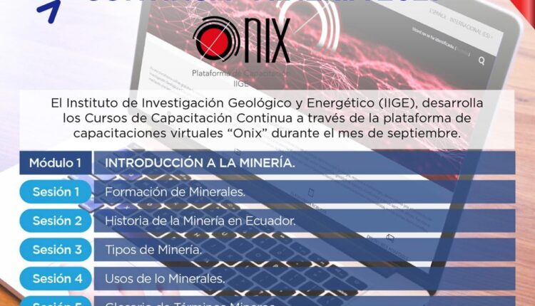 IIGE ofrece curso gratuito de capacitación continua “Minería 2021”