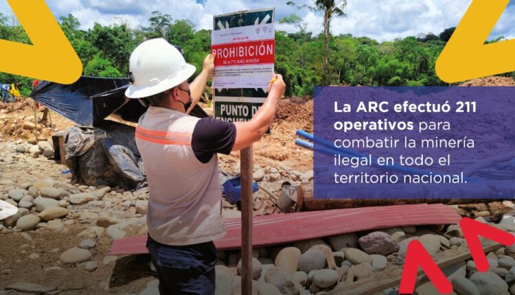 ARC realiza operativos de control y vigilancia en concesiones mineras