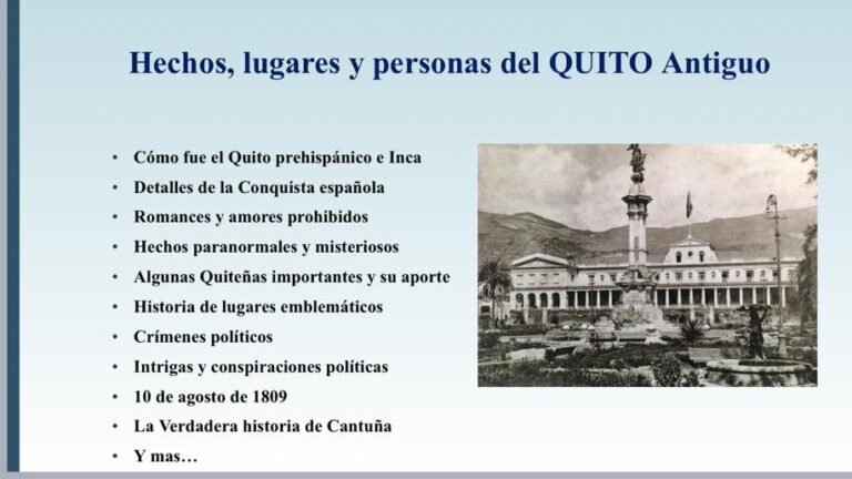 Descubre Hechos Lugares Y Personajes Emblem Ticos Del Quito Antiguo En Recorrido Peatonal