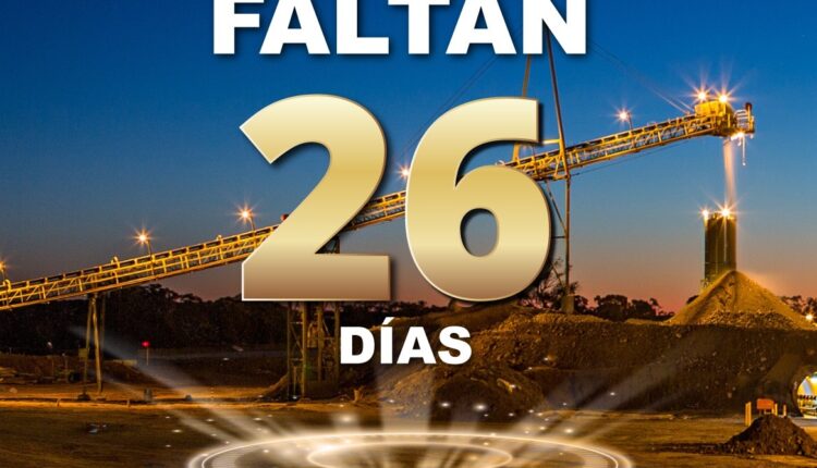 Restan 26 días para el encuentro de grandes líderes de minería y petróleo