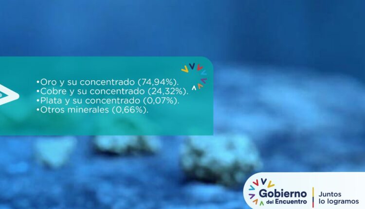 Oro y su concentrado son los productos mineros más exportados por Ecuador