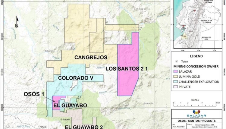 Salazar Resources anuncia nuevos descubrimientos mineralizados en Los Santos