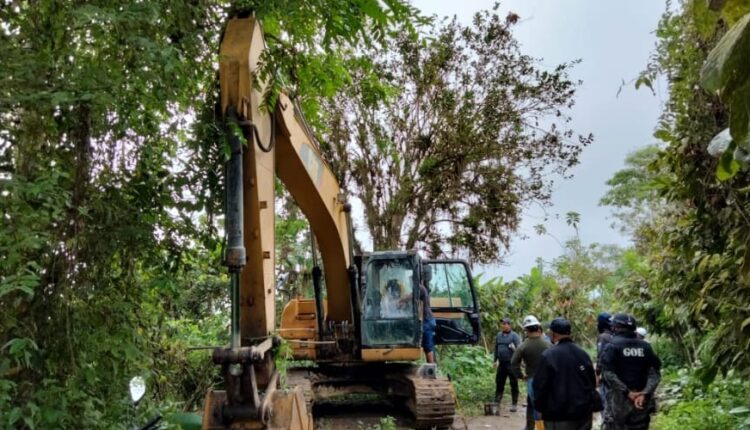 Autoridades desmantelan nuevo frente de minería ilegal