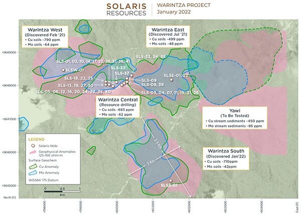 Solaris Resources anuncia nuevo descubrimiento en Warintza Sur