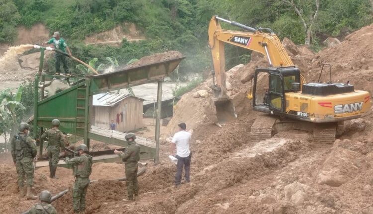 Nuevo golpe a la minería ilegal en Chinchipe