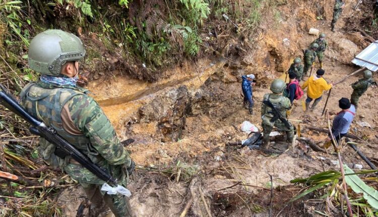 Campamento minero ilegal operaba sin autorización dentro de concesión en Zamora Chinchipe