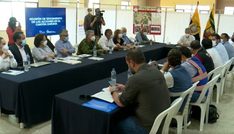 Presidente Lasso lideró reunión de seguimiento sobre remediación de Zaruma