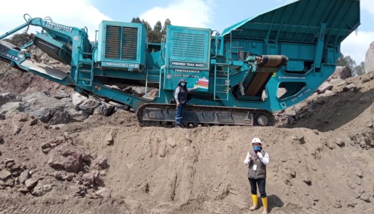 En Tungurahua entidades de control intervienen punto de minería ilegal