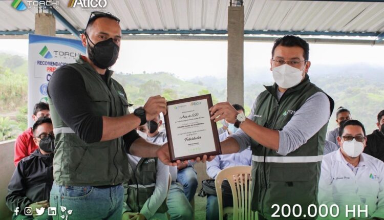 Proyecto La Plata cumplió 200 000 horas sin accidentes laborales