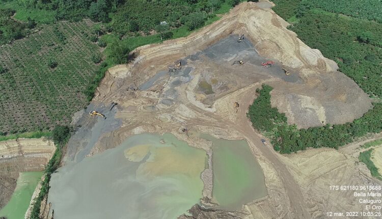 Producción de minería ilegal en Santa Rosa aumenta cada año