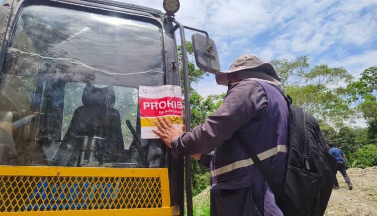 Operativo de control impide minería ilegal en Morona Santiago