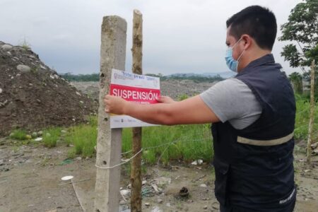 En Napo se mantiene suspensión de actividades mineras