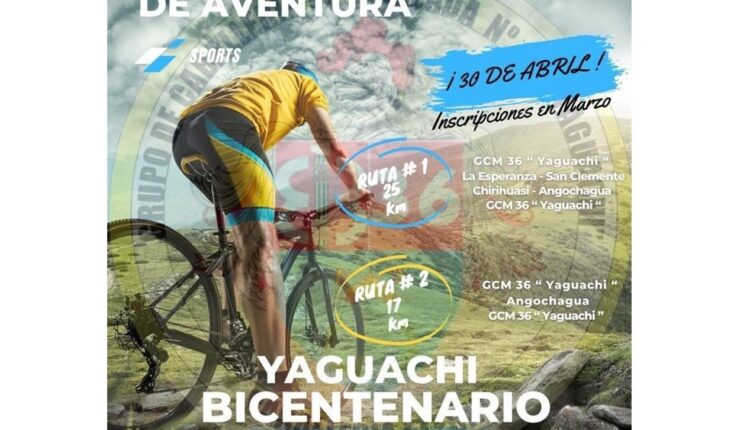 GCM36 realizará ruta ciclística de aventura “Yaguachi Bicentenario”