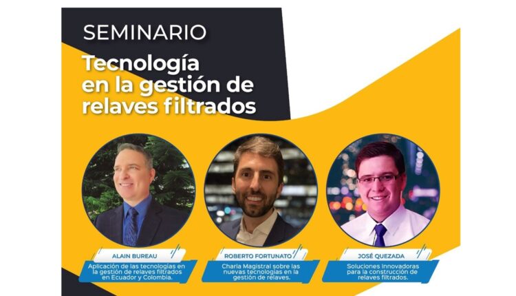 Toachi Mining explicará la aplicación de tecnología de gestión de relaves de filtrados en seminario