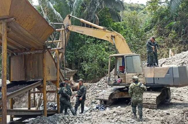 Ya son 38 personas capturadas en el departamento de Caldas por minería ilegal