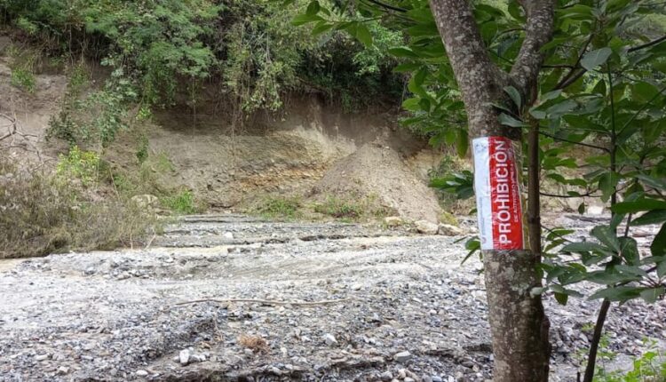 En quebrada Nangora de Loja volvió la minería ilegal