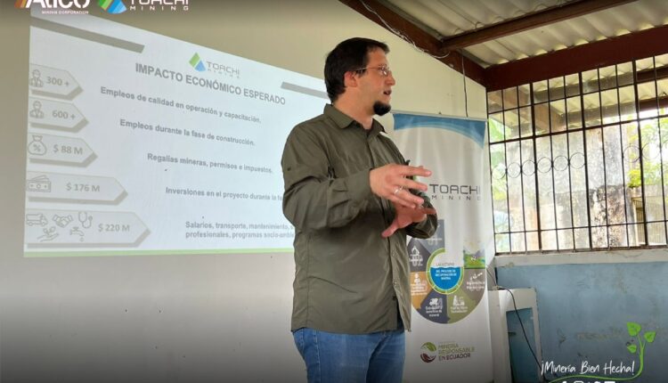 Toachi Mining realiza socialización de actividades a habitantes de zona de influencia