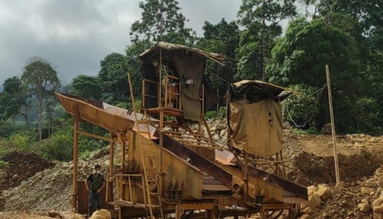 Minería ilegal altamente financiada en Ponce Enríquez