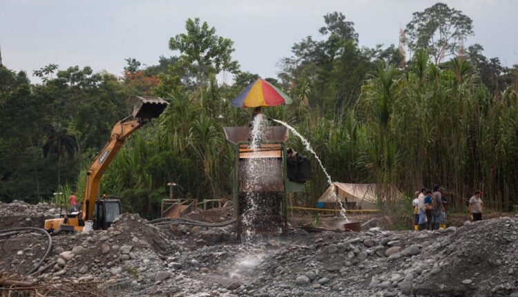 Minería ilegal en Napo sigue campante