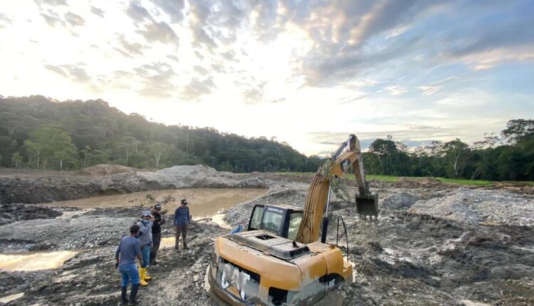 Minería ilegal se traslada de Yutzupino a Chonta Punta