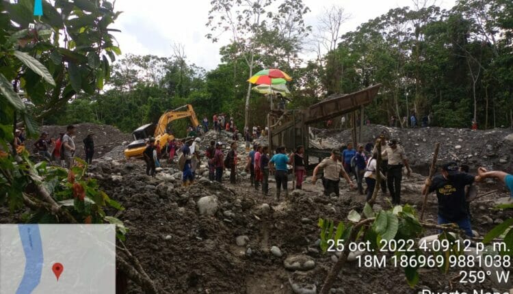 Mineros ilegales por encima de la ley en Napo