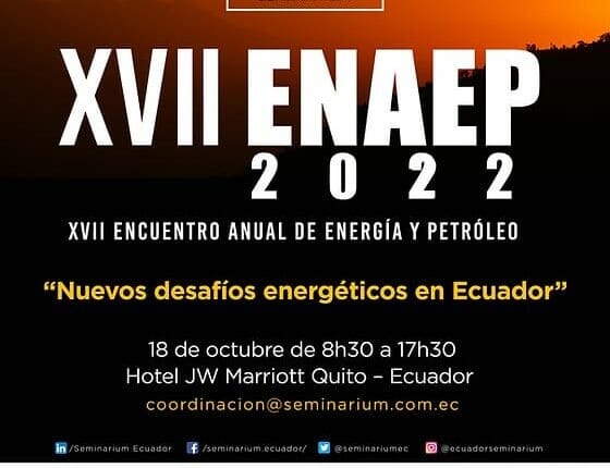 Nuevos desafíos energéticos se analizarán en ENAEP 2022