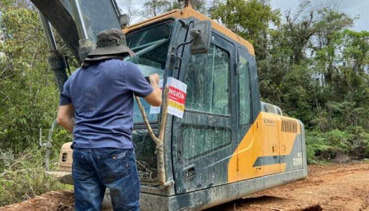 Frentes de explotación ilegal a cielo abierto causan daño ambiental en Yantzaza