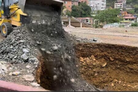 Continúan actividades de relleno en socavón de Zaruma