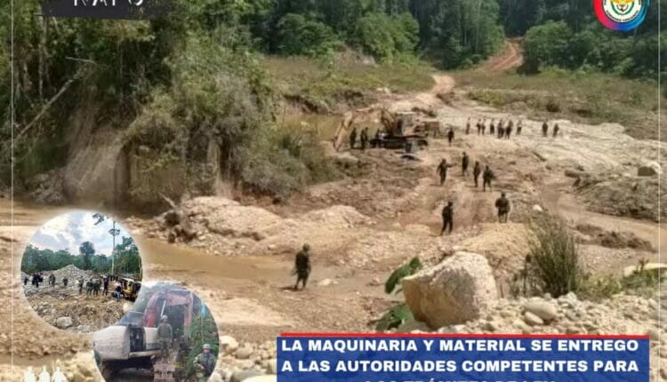 La minería ilegal es protagonista en Napo