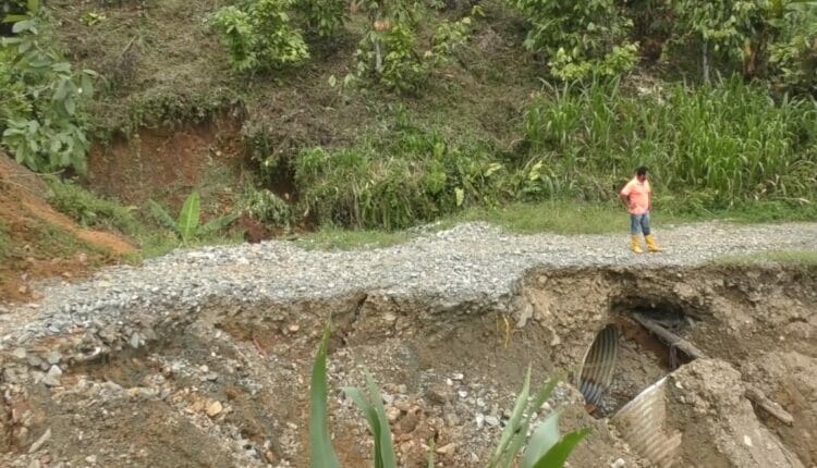 Nada nuevo: antimineros en La Florida se oponen al arreglo de la vía