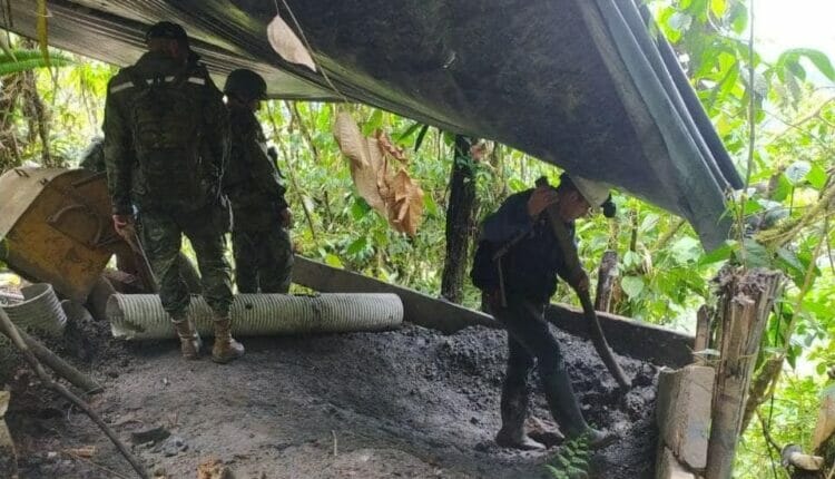 Se Desmantelaron Tres Campamentos De Minería Ilegal En Santa Rosa