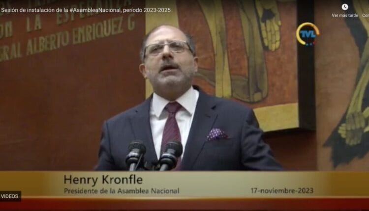 Henry Kronfle Elegido Presidente de la Asamblea Nacional: el país de las coincidencias ha triunfado