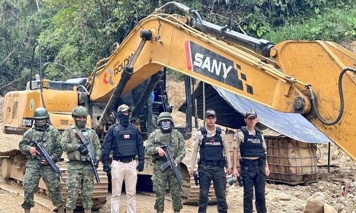 Operativo en Zamora Chinchipe: Acción Decisiva contra la Minería Ilegal para Proteger el Medio Ambiente