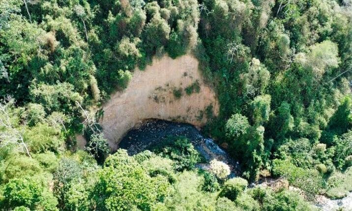 Devastadora minería ilegal en Bucaramanga: búsqueda de oro amenaza la escarpa occidental