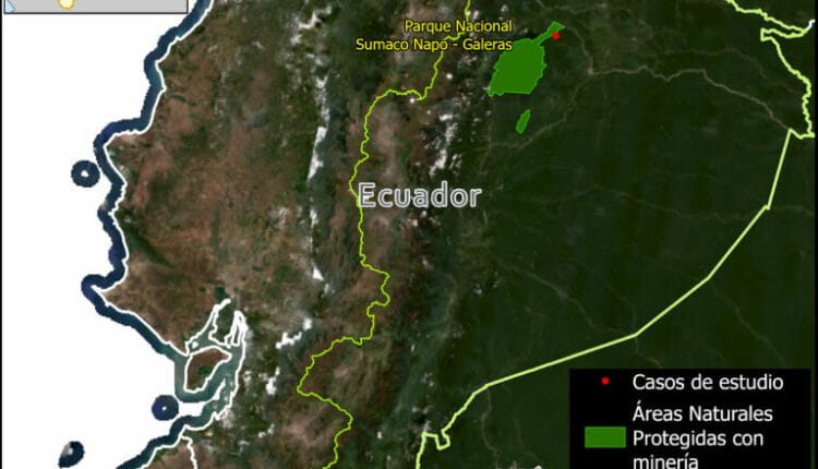 Minería ilegal avanza en áreas protegidas de la Amazonía ecuatoriana