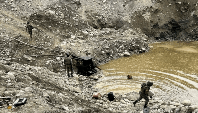 Operativo de las Fuerzas Armadas del Ecuador Desmantela Redes de Minería Ilegal en Zamora