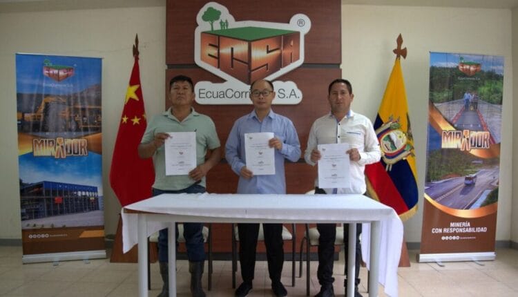 ECSA INVIERTE MÁS DE USD 62 MIL EN INFRAESTRUCTURA PARA EL DESARROLLO DE LA PARROQUIA TUNDAYME