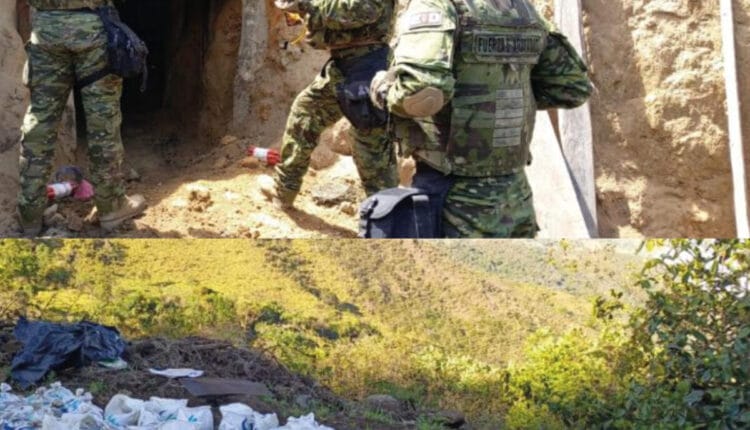 Fuerzas Armadas clausuran campamentos y bocaminas ilegales en Camilo Ponce Enríquez