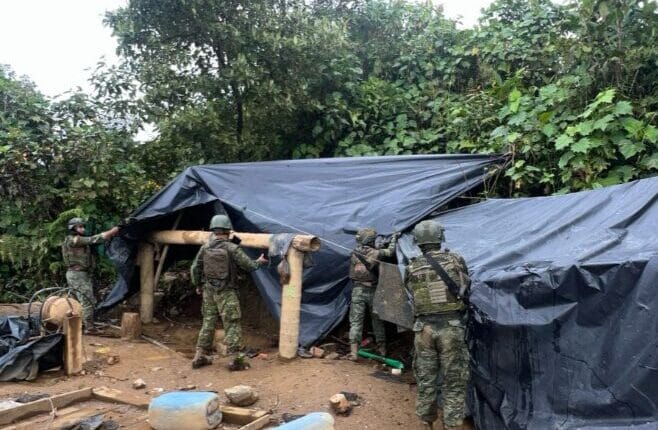 Operativo militar en Mina Vieja deja dos detenidos y material incautado