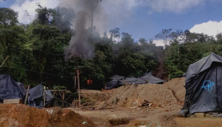Fuerzas Armadas ejecutan acción contundente contra la minería ilegal en Imbabura