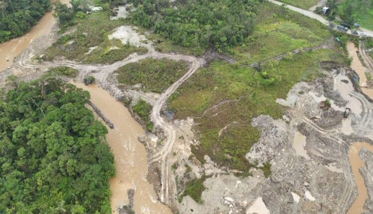 Ejército desarticula zona de explotación minera ilegal en Zamora Chinchipe